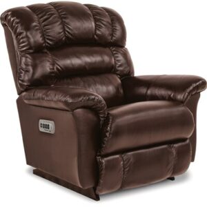 Randell Oversized Leather Match Power Rocking Recliner with Power Headrest and Lumbar