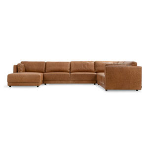 4 - Piece Leather Sectional