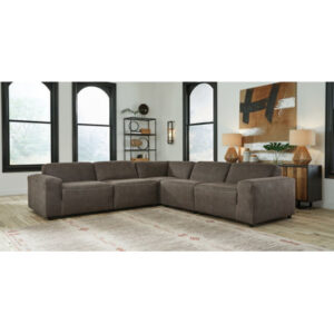 5 - Piece Vegan Leather Sectional