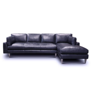 Albieri Genuine Leather Sofa and Chaise