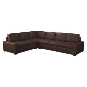 Alburga Genuine Leather Corner Sectional