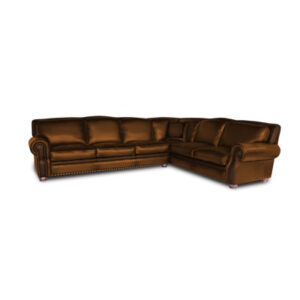 Bethesda 114" Wide Genuine Leather Right Hand Facing Corner Sectional