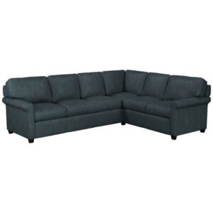 Fard 118" Wide Genuine Leather Corner Sectional