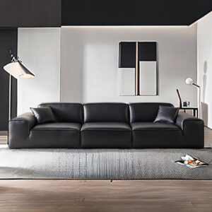 Leather Upholstered Sofa