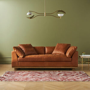Relaxed Saguaro Leather Sofa