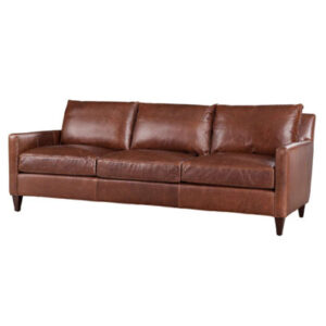 Riverside 85" Leather Sofa