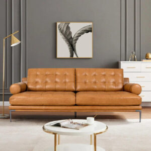 Vicenza 88" Genuine Leather Sofa