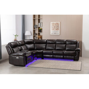 Aarjav 3 - Piece Vegan Leather Sectional