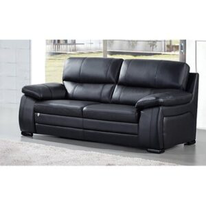 Azcuy 81" Genuine Leather Pillow Top Arm Sofa