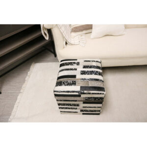 Cerabino Leather Ottoman