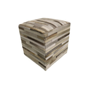 Chineta Leather Ottoman