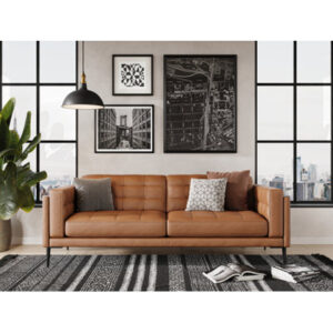 Deniecia 81.5'' Genuine Leather Sofa