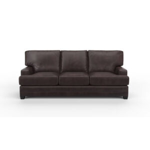 Lanier 87" Wide 100% Full Top Grain Leather Sofa