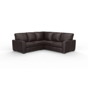 Savannah 2x2 100% Full Top Grain Leather Sectional