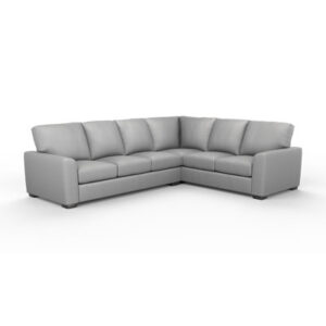 Savannah 3x2 100% Full Top Grain Leather Sectional