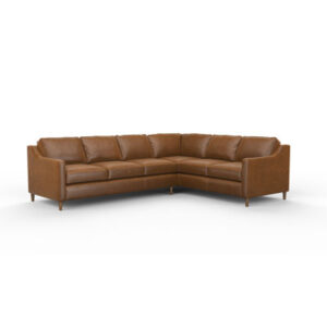 Sorrento 3x2 100% Full Top Grain Leather Sectional
