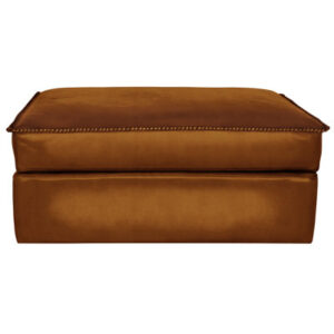 Urban Cowboy 42'' Wide Genuine Leather Rectangle Storage Ottoman