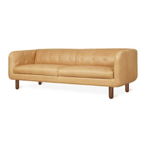 Beaconsfield Sofa Saddle Leather Walnut