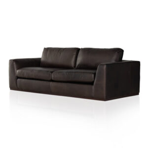 Beatson 98" Genuine Leather Square Arm Sofa