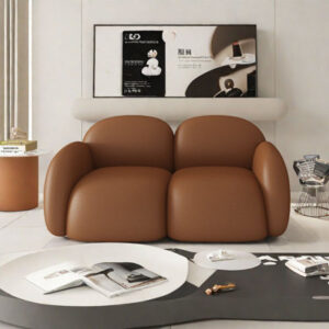 Costin 57.08'' Leather Match Sofa