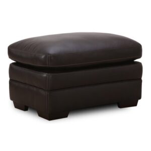 Fleetwood Leather Upholstered Ottoman