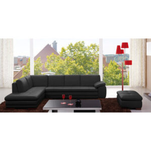 Nottingham 2 - Piece Slipcovered Leather Sectional