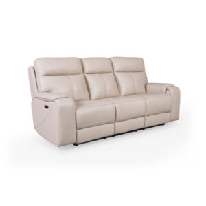 Epimenio 88.5 Dual Power Leather Sofa