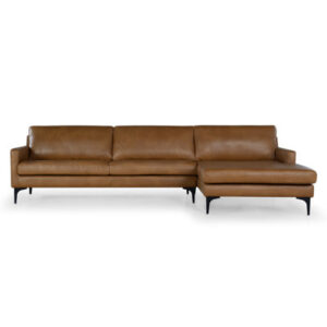 Jones 2 - Piece Genuine Leather L-Sectional