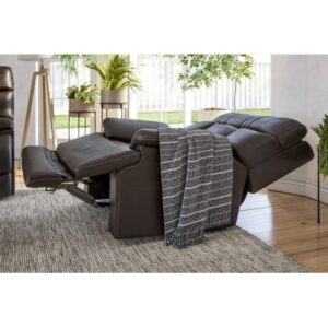 Sidings 36" Wide Leather Match Power Standard Recliner