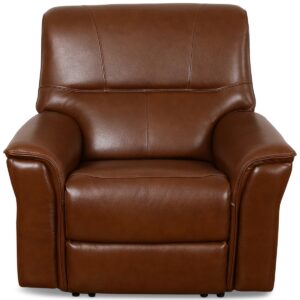 Warlington 42" Leather Zero Gravity Recliner, Created for Macy's - Caramel