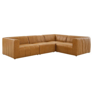 Bartlett Vegan Leather Vegan Leather 4-Piece Sectional Sofa by Modway