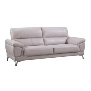 Berin 83" Genuine Leather Pillow Top Arm Sofa Bed