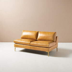 Bowen Modular Leather Armless Sofa