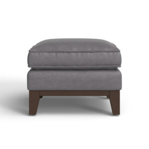 Cascades Leather Ottoman