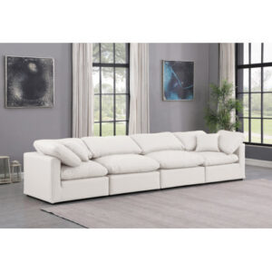 Hinami 140" Vegan Leather Sofa