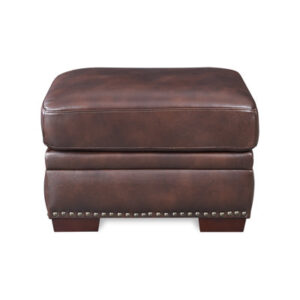 Iwan 26'' Genuine Leather Rectangle Standard Ottoman