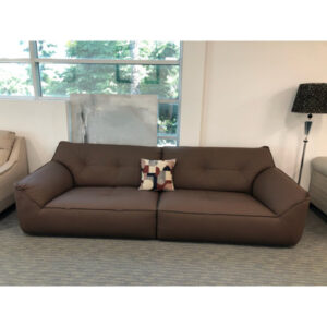 Kazimieras 114.2'' Genuine Leather Extra Long Sofa