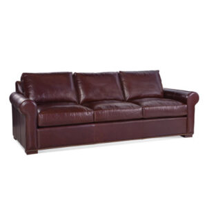 Bedford Leather Estate Sofa With Nailhead
