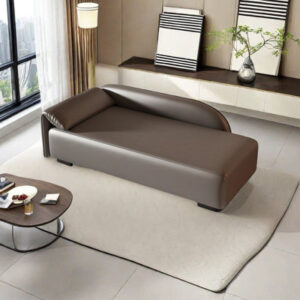 Chic leather recliner and elastic sponge filling