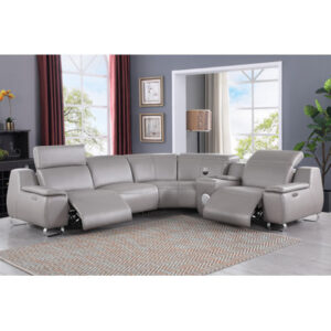 Clayson 5 - Piece Leather Sectional