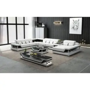 Linis Genuine Leather Corner Sectional