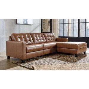 Ousley 110" Wide Genuine Leather Sofa & Chaise
