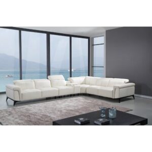 5 - Pieces Leather Sectional Product Description