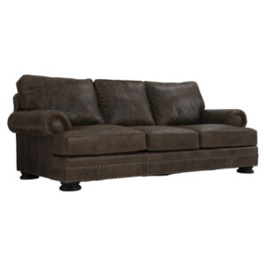 Bernhardt Foster Leather Sofa Brown