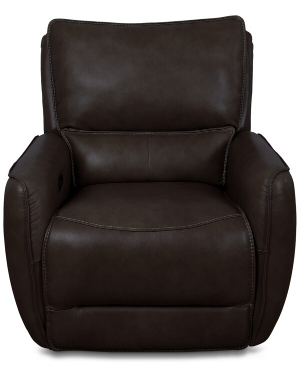 Derban 40" Leather Zero Gravity Recliner, Created for Macy's - Coffee