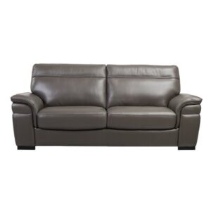 Gladi 85" Genuine Leather Pillow Top Arm Sofa