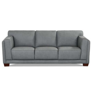 Martha Top Grain Leather 3-Seat Sofa Couch