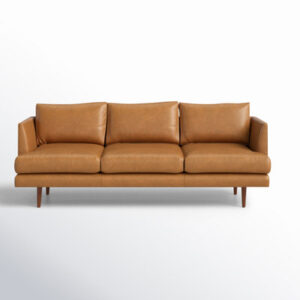 Miller 84" Genuine Leather Sofa