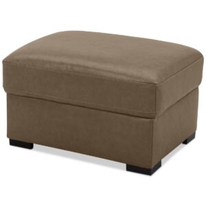 Radley 32" Leather Ottoman, Created for Macy's - Sand
