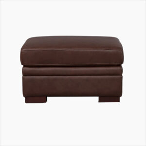Dillon Leather Ottoman